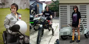 Usia 40 Tahun, Ini 7 Potret Poppy Sovia yang Badass saat Motoran - Nggak Kelihatan Sudah Jadi Ibu Anak Satu