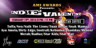 Valentine, AMI Awards Bidik Band-Band Indie