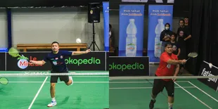 Valentino Jebret Gelar Turnamen Bulutangkis, Tepati Janjinya Saat Gelaran' Vindes Sport Tepok Bulu 2022'