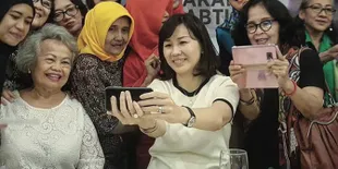 Veronica Tan Kembali Muncul ke Publik, Parasnya Makin Segar dan Awet Muda