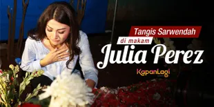 [VIDEO] Bikin Sedih, Sarwendah Menangis di Makam Julia Perez