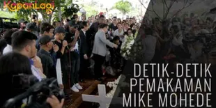 VIDEO: Penuh Haru, Detik-Detik Saat Mike Mohede Akan Dimakamkan