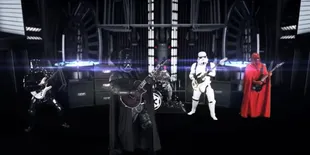[Video] Saat Darth Vader Ajak Ngeband Para Awak 'STAR WARS'