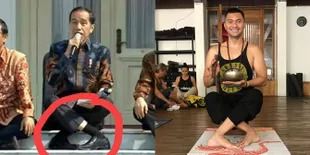 Viral #JokowiChallenge, Menirukan Cara Duduk Jokowi yang Unik dan Sulit!