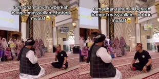 Viral Video Diduga Bobon Santoso Ucapkan Dua Kalimat Syahadat di Sebuah Masjid,Â Resmi Mualaf?