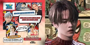 [VOTE HERE] Ganteng Maksimal, Potret Lee Know STRAY KIDS Saat Diedit Jadi Spider-Man
