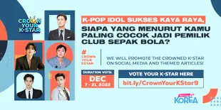 [VOTE HERE] K-Pop Idol Sukses Kaya Raya, Siapa yang Menurut Kamu Paling Cocok Jadi Pemilik Club Sepak Bola?