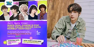 [VOTE HERE] Potret Huening Kai TXT Tampil dengan Gaya Rambut Keriting, Level Gantengnya Meroket