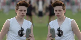 Wajah Super Mirip, Cowok Ganteng Ini 'Kembaran' Brooklyn Beckham