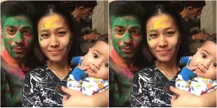 Wajah Unyu Baby Dakshita Ketika Tak Kuasa Menahan Kantuk