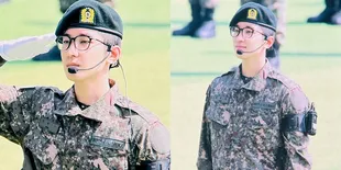 Wonwoo SEVENTEEN Jadi Danton dan Pimpin Upacara Kelulusan Pelatihan Angkatan saat Wamil