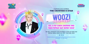 Woozi SEVENTEEN Sebagai THE CROWNED K-STAR KapanLagi Korea 'Idol K-Pop Cowok Gondrong Memikat'