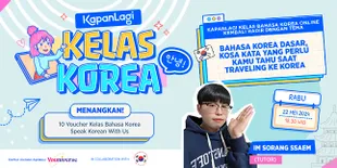 Yuk Ikuti KapanLagi Kelas Bahasa Korea &#34;Bahasa Korea Dasar, Kosakata yang Perlu Kamu Tahu saat Traveling ke Korea&#34;