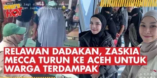 Zaskia Mecca Jadi Relawan, Bantu Korban Bencana di Tanah Leluhur