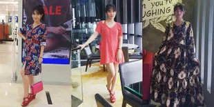 10 Fashion Revi Mariska Saat Jalan-Jalan, Foto OOTD di Warung Sampai Toilet Mall
