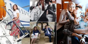 10 Foto Artis Indonesia Saat Naik Jet Pribadi, dari Syahrini Sampai Maia Estianty