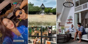 10 Foto Bulan Madu Romantis Ririn Ekawati dan Ibnu Jamil di Bali, Nikmati Keindahan Villa Pinggir Pantai