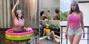 10 Foto Hot Dinar Candy yang Disebut Sebagai Pemersatu Bangsa, Mandi Bareng Nikita Mirzani - Pakai Baju Ketat