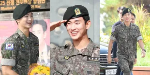 10 Foto Kim Soo Hyun Pulang Wajib Militer, Tetap Ganteng Banget