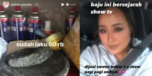 10 Foto Pinkan Mambo Jual Barang-Barang Pribadi Miliknya, Mulai dari Cobek hingga Bola Basket