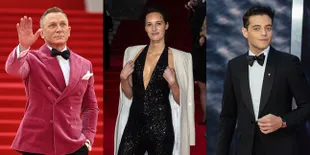 10 Foto Selebritis Hollywood di Red Carpet 'NO TIME TO DIE', Ana de Armas Tampil Hot Dalam Balutan Gaun Belahan Tinggi