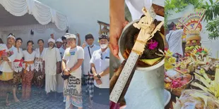 10 FOTO Upacara Selamatan Rumah Baru Raisa dan Hamish, Digelar dengan Adat Hindu Bali