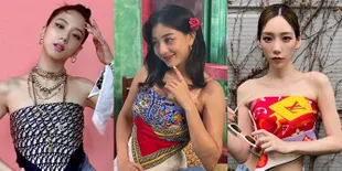 10 K-Pop Idol Cewek Ini Tampil Kece Pakai Scarf Sebagai Atasan, Pamer Pundak Indah dan Pinggang Langsing!