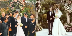 10 Kenangan Manis Song Hye Kyo Cantik Kenakan Dress Pernikahan