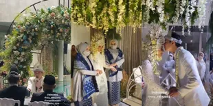 10 Momen Akad Nikah Dinda Hauw, Diselimuti Nuansa Romantis Saat Rey Mbayang Nyanyi Buat Sang Istri
