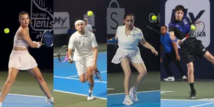 10 Potret Aksi Seleb yang Bertanding di 'Lagi Lagi Tenis', Dramatis Banget bak Adegan Film