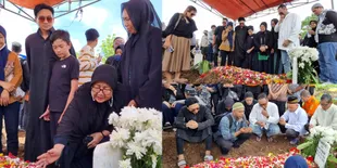 10 Potret Anji di Pemakaman Sang Ayah, Tetap Tegar Antar Mendiang Tempat Peristirahatan Terakhir