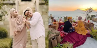 10 Potret Babymoon Citra Kirana dan Rezky Aditya, Liburan Romantis Berdua - Nikmati Sarapan di Atas Awan
