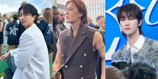 10 Potret Bintang Korea Jadi Tamu Louis Vuitton di Paris Fashion Week, Gong Yoo - The8 SEVENTEEN Gantengnya Gak Ada Obat
