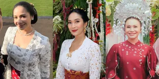 11 Potret Cantik Artis Datang di HUT RI ke-80 di Istana Merdeka, Ada Nagita Slavina hingga Rossa