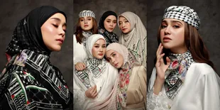 10 Potret Cantik Lesti Kejora - Syifa Hadju Jadi Model Scarf, Sumbangkan Seluruh Hasil Penjualan Untuk Palestina