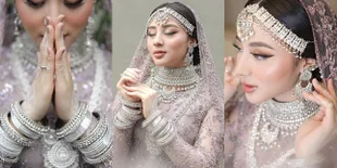 10 Potret Detail Perhiasan Margin Wieheerm di Hari Pengajian, Usung Konsep Pakistani Look - Cantik Bak Bintang Bollywood