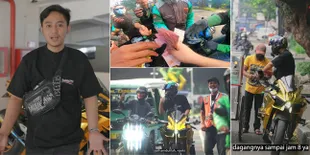 10 Potret Doni Salmanan Bagi-Bagi Uang untuk Bantuan PPKM di Jalanan Kota Bandung, Sampai Bikin Merinding