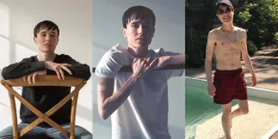 10 Potret Ellen Page Setelah Jadi Transgender Bernama Elliot, Makin Ganteng - Telanjang Dada Pamer Abs di Kolam Renang