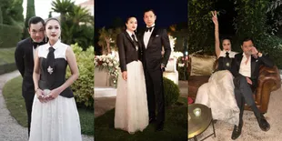 10 Potret Gaya Kondangan Sandra Dewi dan Harvey Moeis di Prancis, Pancarkan Aura Bos Mafia - Serasa Prewedding Lagi