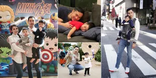 10 Potret Harvey Moeis Suami Sandra Dewi Saat Momong Anak, Bikin Netizen Gemas Sama Papanya