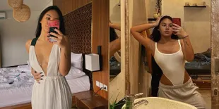 10 Potret Hot Mirror Selfie Ala Shafa Harris, Seksi Pamer Tato dan Body Goals