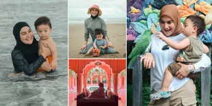 10 Potret Irish Bella Ajak Baby Air Liburan ke Bali Tanpa Ammar Zoni, Main di Pantai - Kebun Binatang