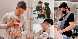 10 Potret Irwansyah Saat Asyik Gendong Baby Ukkasya, Hot Daddy Ganteng yang Selalu Siaga dan Penuh Cinta