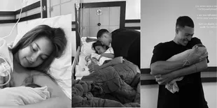 10 Potret Jennifer Coppen Melahirkan Anak Pertamanya, Sang Suami dan Sahabat Tersenyum Bahagia!