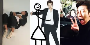 10 Potret Ji Chang Wook Nggak Jaim di Depan Kamera, Tiduran di Lantai Sampai Pamer 'Pacar'