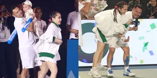 10 Potret Kemesraan Raffi Ahmad dan Nagita Slavina di 'Lagi Lagi Tenis', Saling Beri Dukungan Hingga Pelukan Hangat