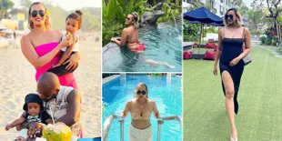 10 Potret Kimmy Jayanti Bareng Suami dan Dua Anaknya di Bali, Hot Pakai Bikini - Dress Belahan Tinggi