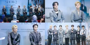 10 Potret Konferensi Pers NCT Dream Jelang ''THE DREAM SHOW2 : In A DREAM' in JAKARTA' Hari Pertama, Para Bujang Gantengnya Kelewatan