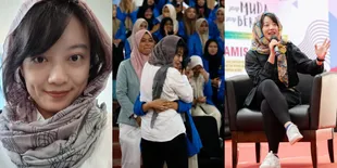 10 Potret Leony Berkunjung ke Aceh, Cantik Pakai Kerudung - Lantang Suarakan Anti Kekerasan Seksual pada Perempuan