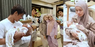 10 Potret Lesti dan Rizky Billar Jenguk Baby Azura Anak Aurel Hermansyah dan Atta Halilintar, Lupa Cara Gendong Bayi - Siap Nyusul Nambah Momongan?